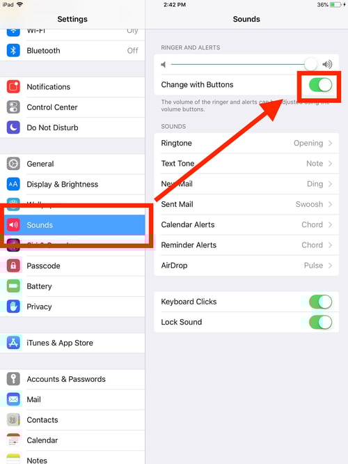 Change with Buttons