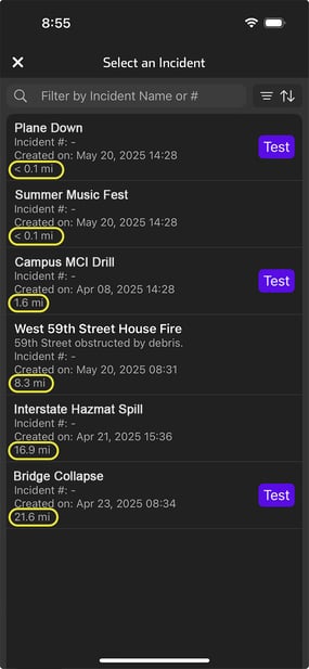 Mobile_Showing_Distance_Away