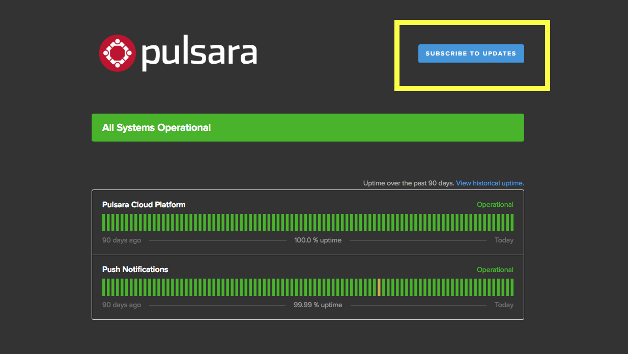 pulsara-status-page